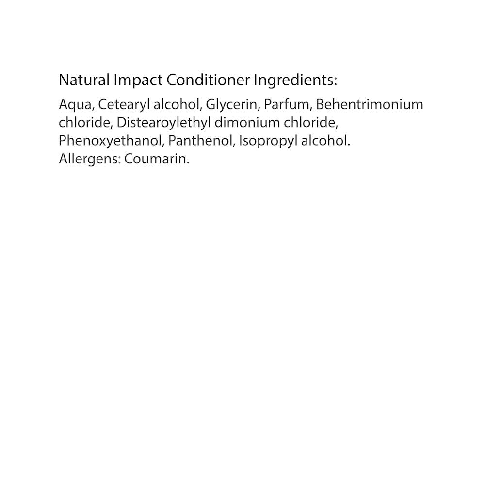 Natural Impact Conditioner (500ml) - Highborn London