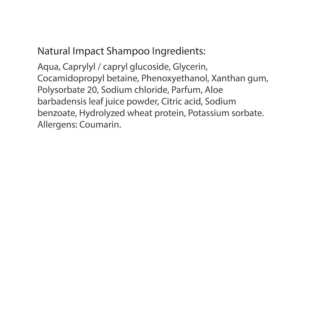 Natural Impact Shampoo (500ml) - HighBorn London