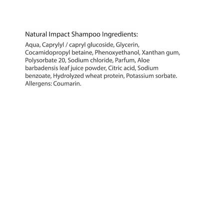 Natural Impact Shampoo (500ml) - HighBorn London