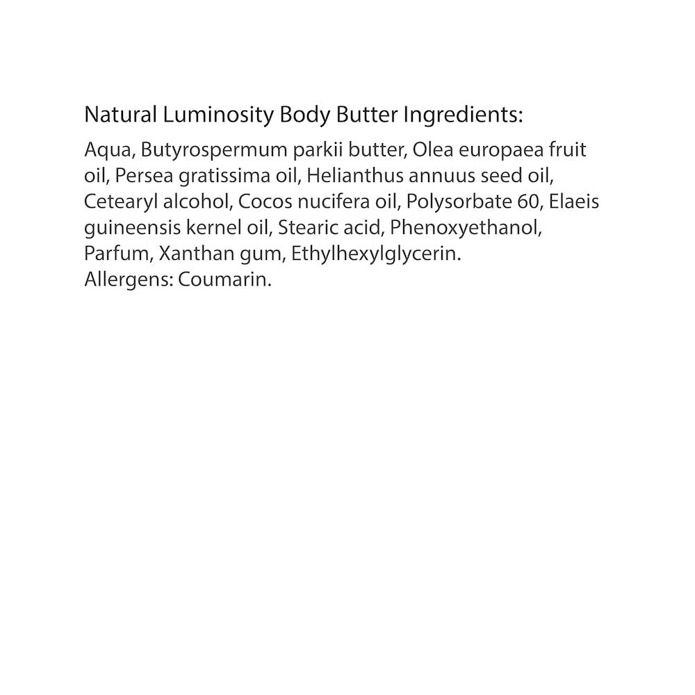 Natural Luminosity Body Butter - HighBorn London