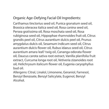 Organic Age-Defying Facial Oil - HighBorn London